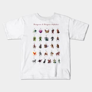 Monster Alphabet Kids T-Shirt